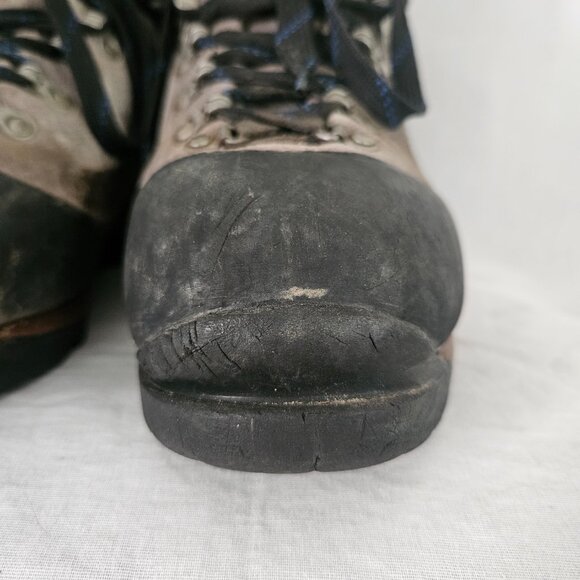 Scarpa Go Up Mountaineering Hiking Boots Gray/Orange - Vibram Sole - Picture 3 of 16